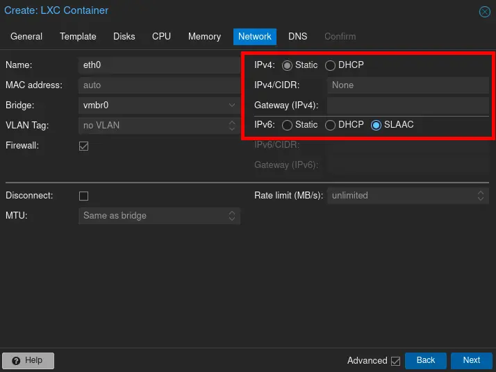 IPv6 Only LXC Container